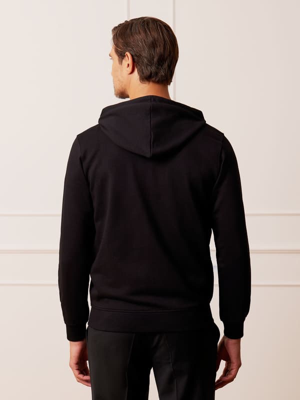 SORT MÆLKESWEATSHIRT S