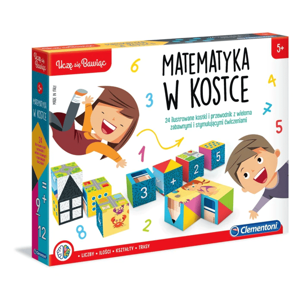 Matematiikkaa kuutiossa. Lautapeli. Clementoni