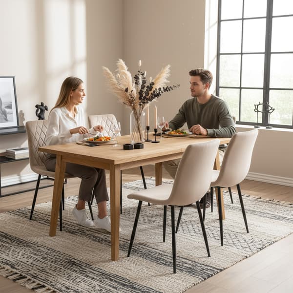 Dexter beige sammetsklädd fåtölj