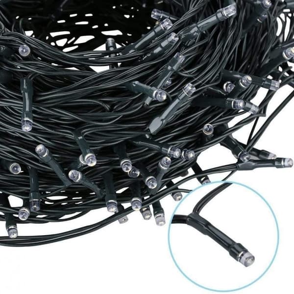 Lamplampa 100 LED VARMVIT, BLIXTVIT LAMP08CB