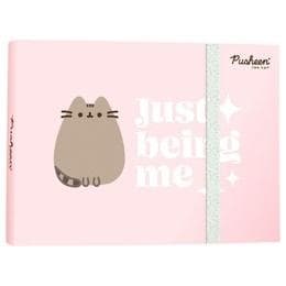 64K Pusheen spiral notesbog