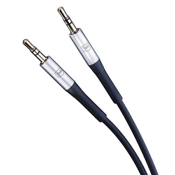 3mk AUX-kabel Jack 3,5 mm til Jack 3,5 mm