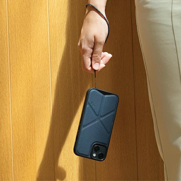 UNIQ Transforma MagSafe Stand-cover til iPhone 13 Pro / 13, blå