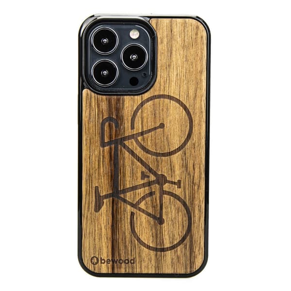 Træetui til iPhone 13 Pro LIMBA BIKE
