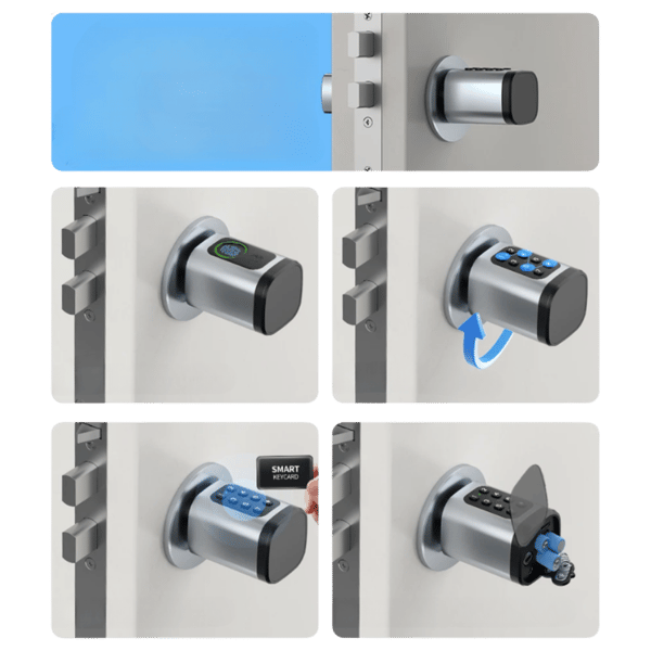 Elektronisk låsecylinder V1 TTLock Sølv