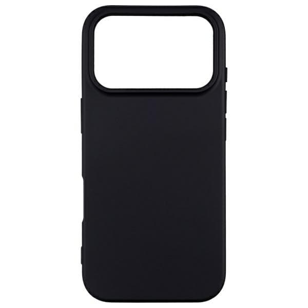 Beline-silikonikuori iPhone 17 Prolle, musta