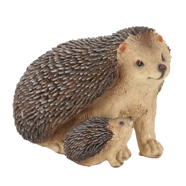 Igelkott och liten igelkottfigur, höjd 10,8 cm