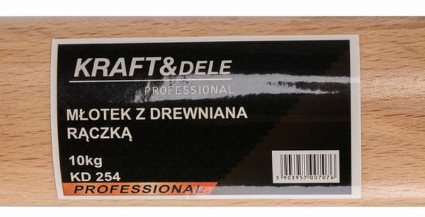 Hammare med träskaft 10 kg KD254