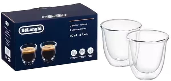 Delonghi Espresso Termokrus Sæt 90 ml x 2 stk (DLSC310)