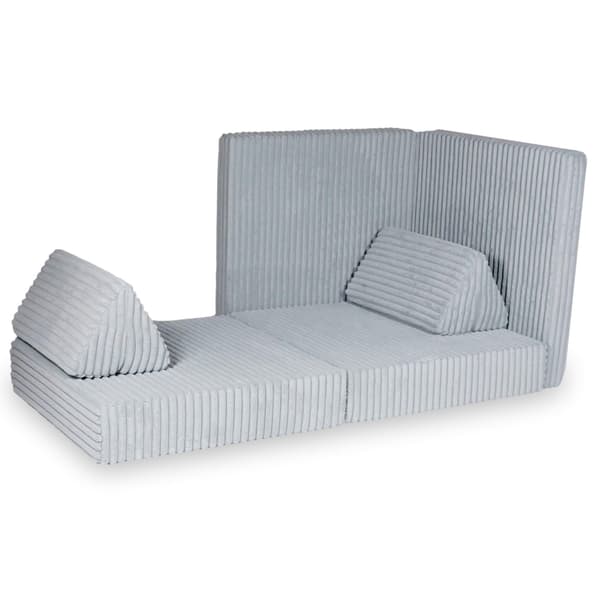 Montessori Standard Waffle Grå Legesofa