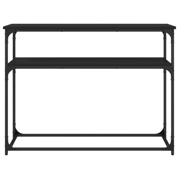 vidaXL konsolbord, sort, 100x35,5x75 cm
