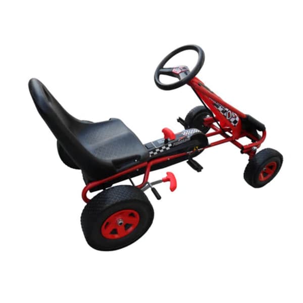 vidaXL børne-gokart rød