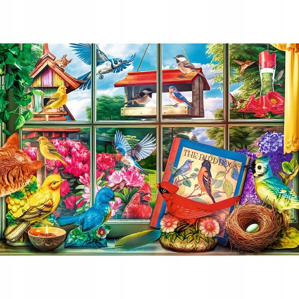 10850 Puzzle 1000 Premium Plus - Teeaika: Lintujen maailma