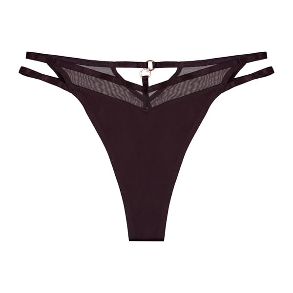 Ova Thong Trusser - Mørkebrun XL