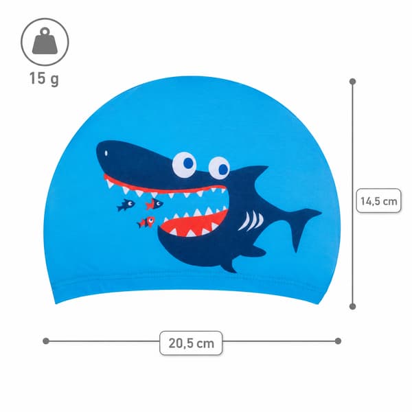 Aqua-Sport junior polyesterkeps tryckt hajblå AS8630
