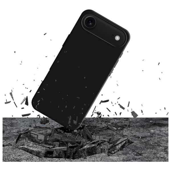 3MK silikonikuori iPhone Airille, musta