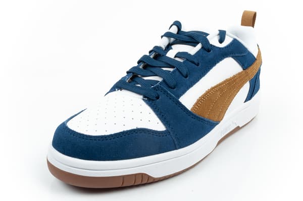 Puma Rebound v6 Low SD Vit-Smörkblå [402262 07] s.44
