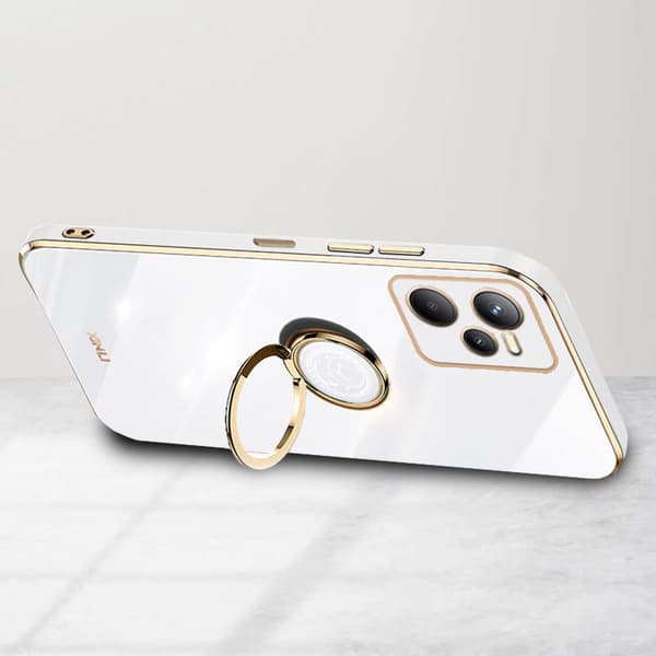 Realme C35 cover, Electro Ring, hvid