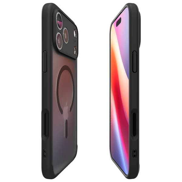 Spigen Ultra Hybrid Mag MagSafe-etui til iPhone 17 Pro Max, sort