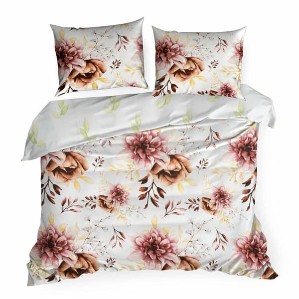 Sengesæt LEA/11 220x200 blomster dobbeltsidet