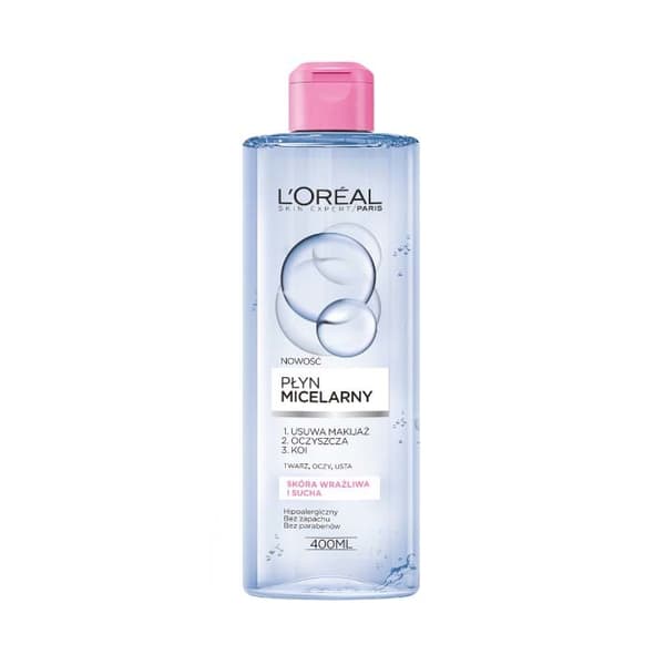 L'ORÉAL Micellar Water - Sensitiv og tør hud 400ml