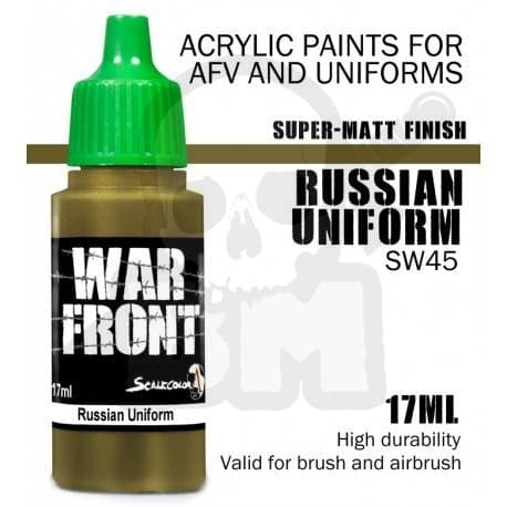 SW-45 Skala Farve Krigsfront Russisk Uniform