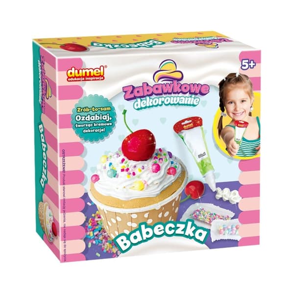 Legetøjsdekoration af cupcakes