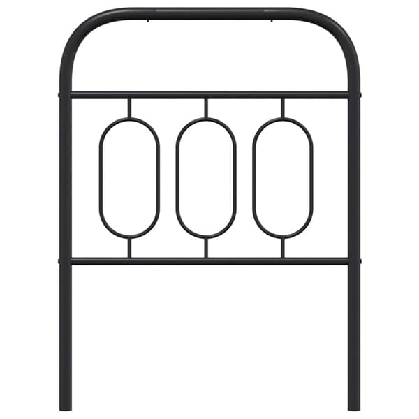 vidaXL metalsengegavl sort 75 cm