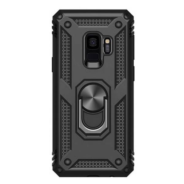 Pansret cover til Samsung Galaxy S9, Nox Case Ring, sort