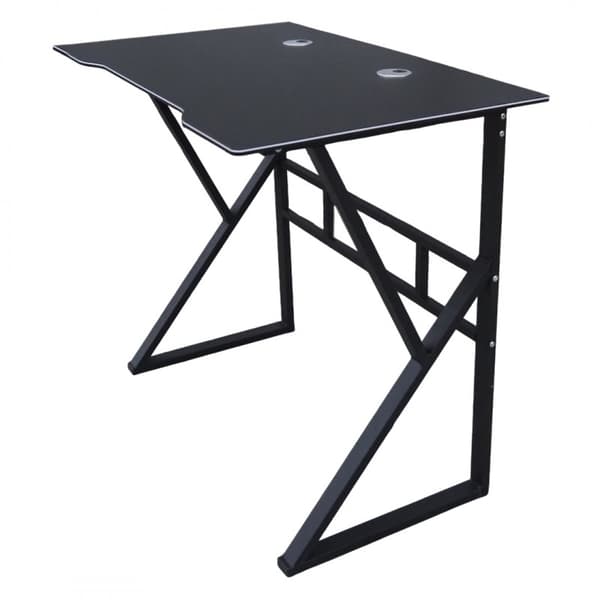 Sort gaming computerbord 100 x 60 cm STL20CZ