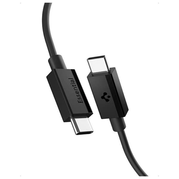 Spigen EB6020CC Essential USB-C till USB-C-kabel 60W 1m svart