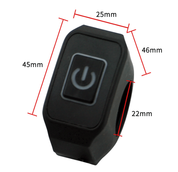 Grøn motorcykel quad-switch