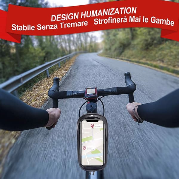 Vandtæt cykeltaske til telefon