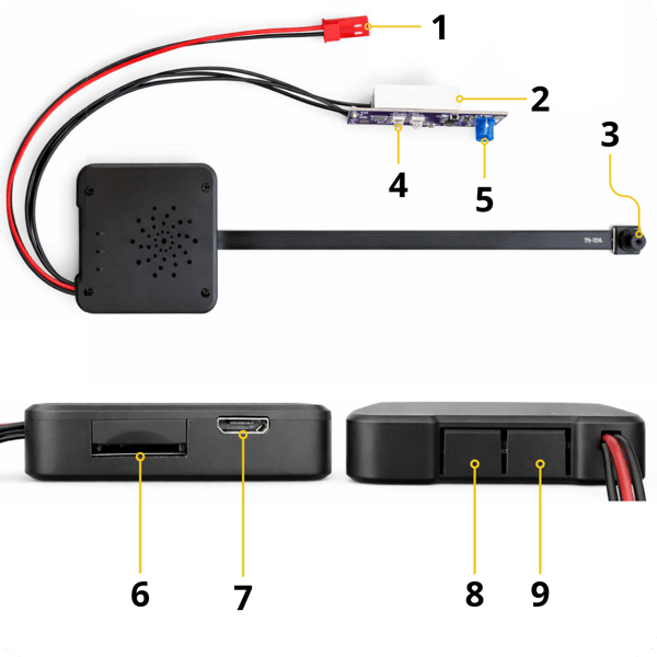 AI-M010 WiFi mini modulär kamera
