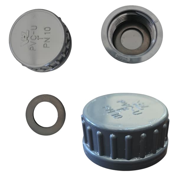 1" mutter med O-ring