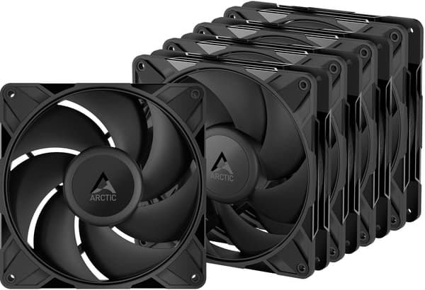 Arctic P14 Pro PST tuuletin - 5 kpl musta
