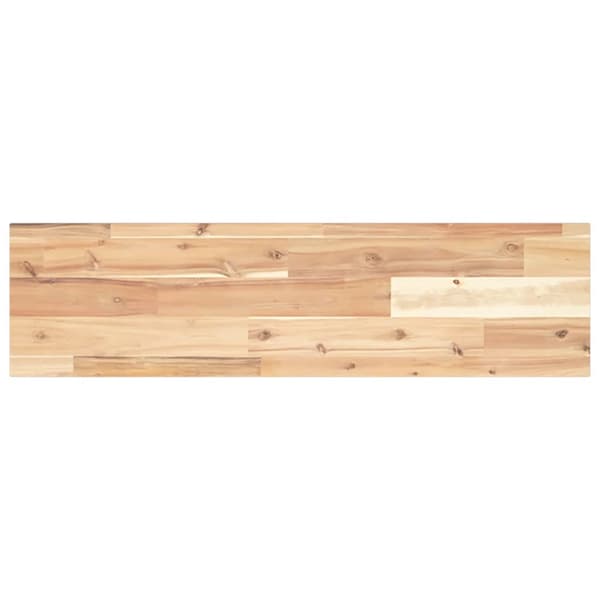vidaXL bordplade 100x20x2 cm rektangulær massiv akacietræ