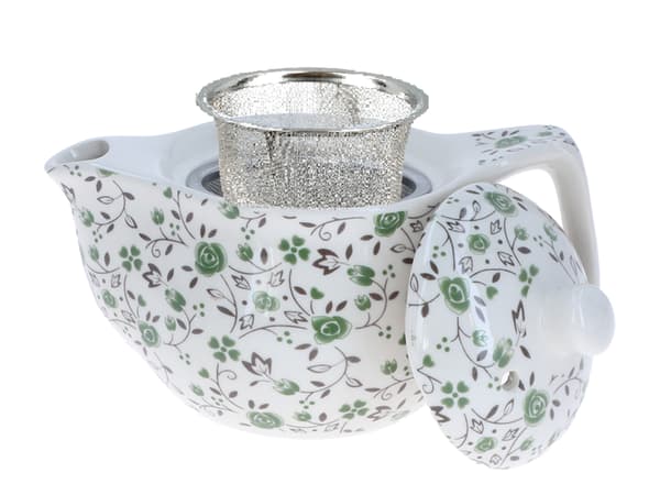 Keramisk elkedel med infuser