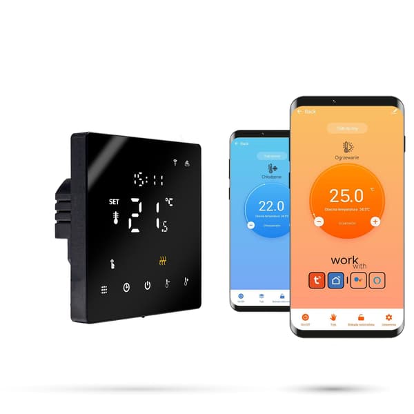 Tuya PRO3 WiFi-rumtermostat sort