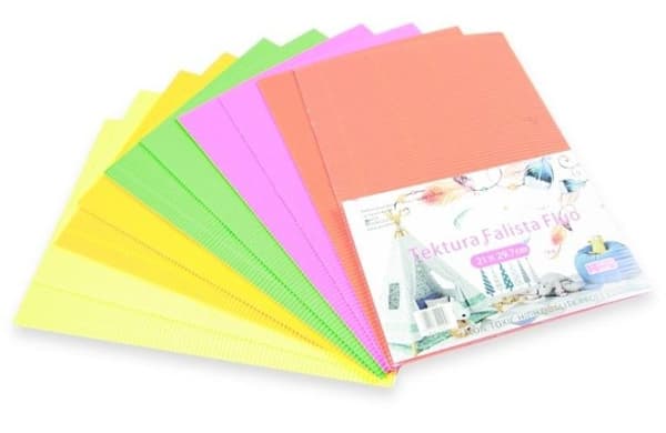 A4 aaltopahvi fluo 10 kpl