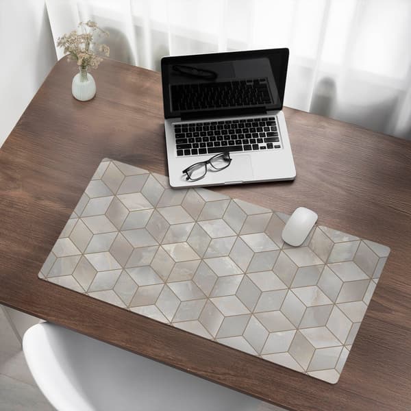 Designer Laptopskydd Geometriskt 3D-mönster 90x45 cm