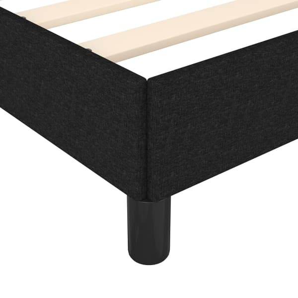 vidaXL sengestel uden madras sort 80x200 cm stof