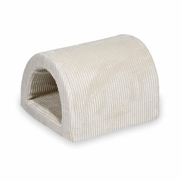 Fløjlsbro i beige skumlegeplads