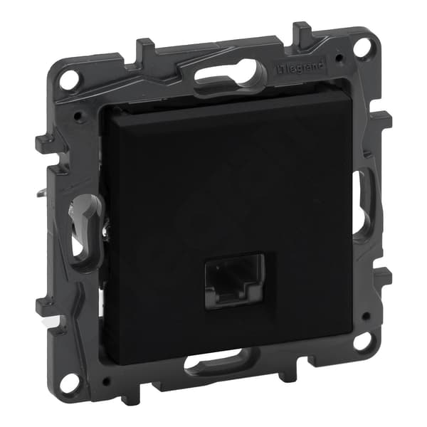 RJ45-stik kat. 5e UTP - sort, niloe step