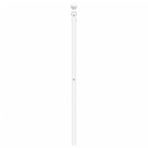vidaXL metalsengegavl hvid 75 cm