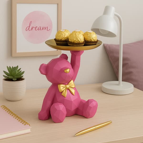 Bamse med bakke 4003