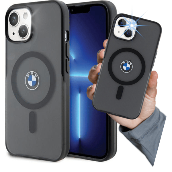 BMW IML Signature MagSafe-etui til iPhone 14 Plus, sort