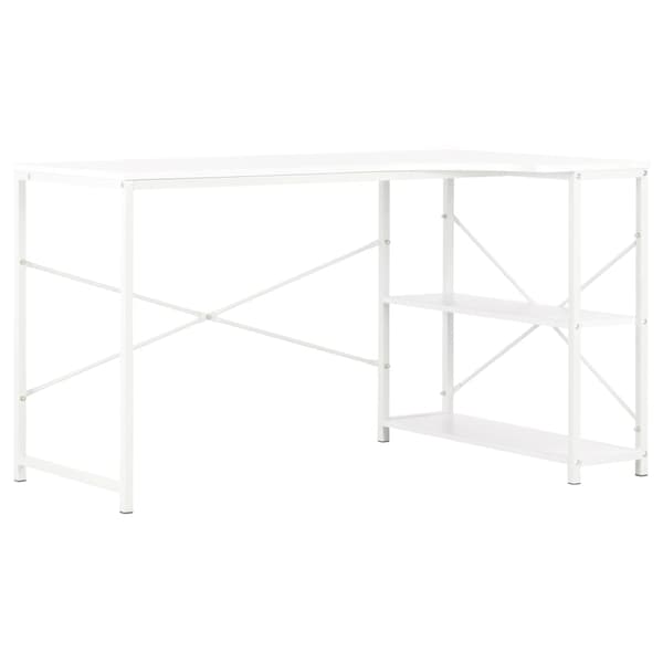 vidaXL computerbord, hvid, 120 x 72 x 70 cm
