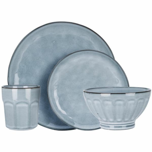 16-delt Soft Blue stentøjsstelsæt