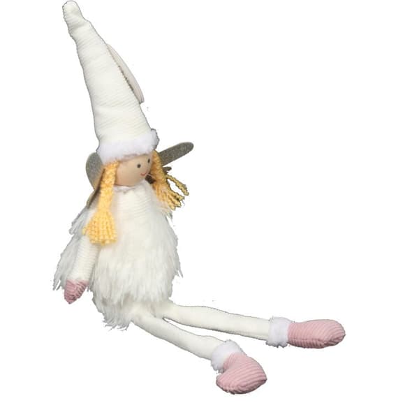 NELFEPIGE MED SØLVVINGER 40 CM
